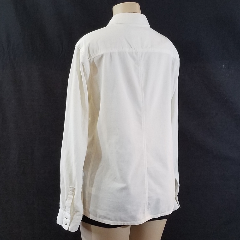 SONOMA Cream Corduroy Buttoned Shirt - Picture 4 of 6